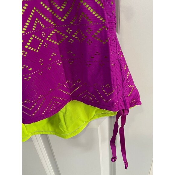 Jo+Jax BoHo Swimsuit Cover-Up Women's Medium M 6-8 Wildberry/Citron Swim Coverup - Picture 4 of 10